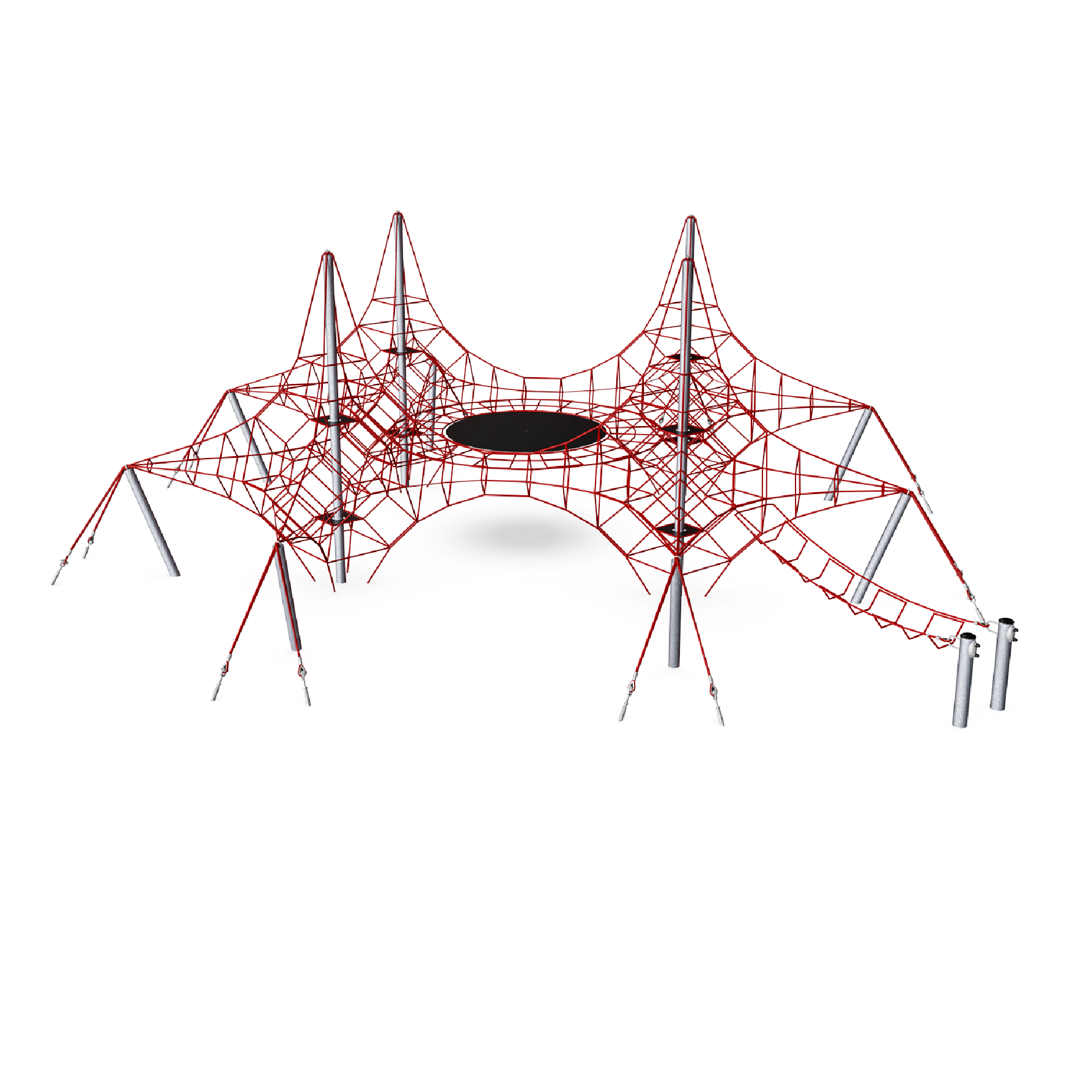 Red octogonal 4 mast + membrana COR10310