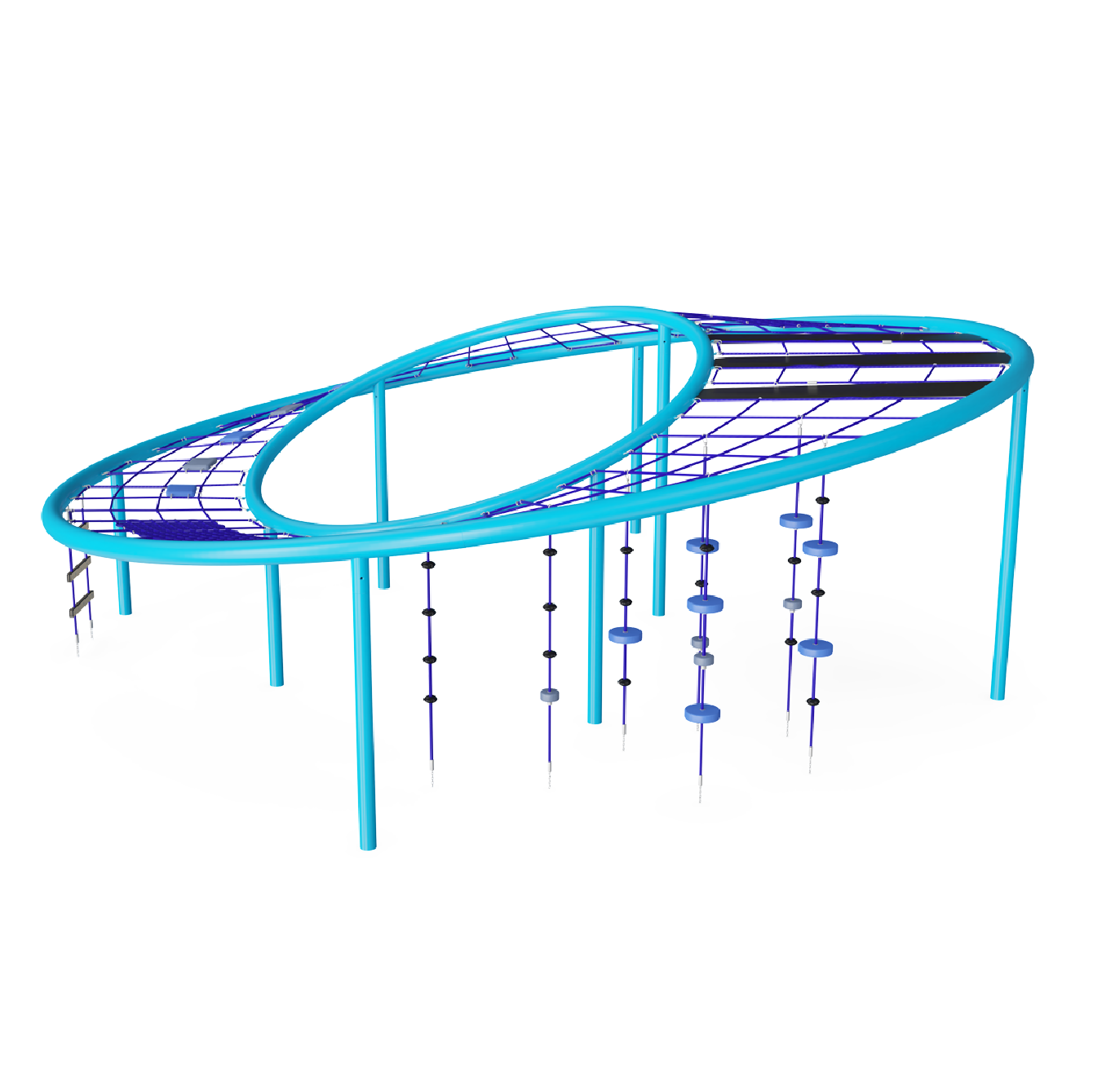 Mega Frisbee, Ø8m, Azul COR17200