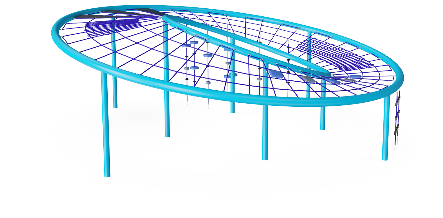 Mega Frisbee, Ø8m, Azul COR17200