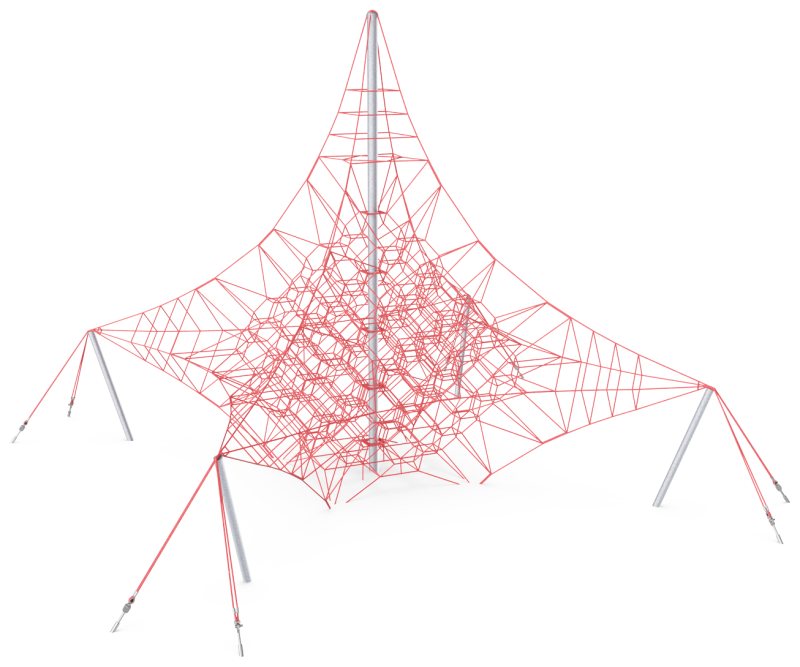Red octogonal L COR43401