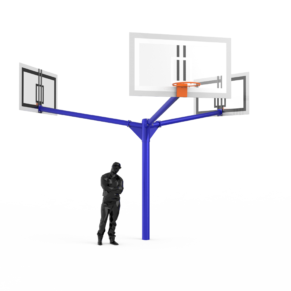 Canasta Basketball triple E9-3102, tablero PRO12