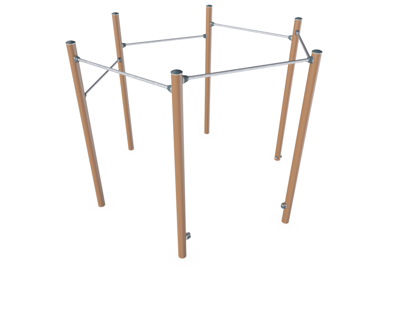 Hexagon Pull Up Station FPW217