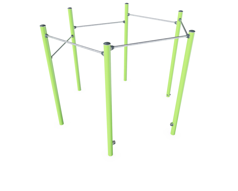 Hexagon Pull Up Station FPW217