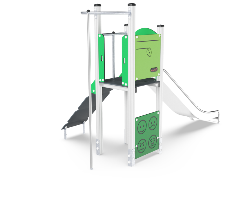 Torre de juego con barra de bomberos KPL1013
