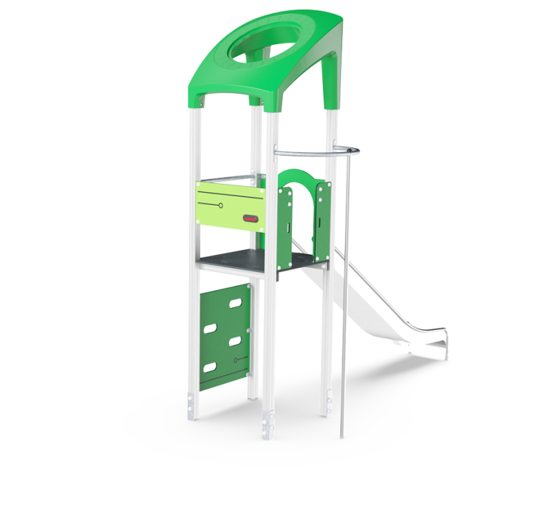 Torre de juego con Pared de escalada KPL1016