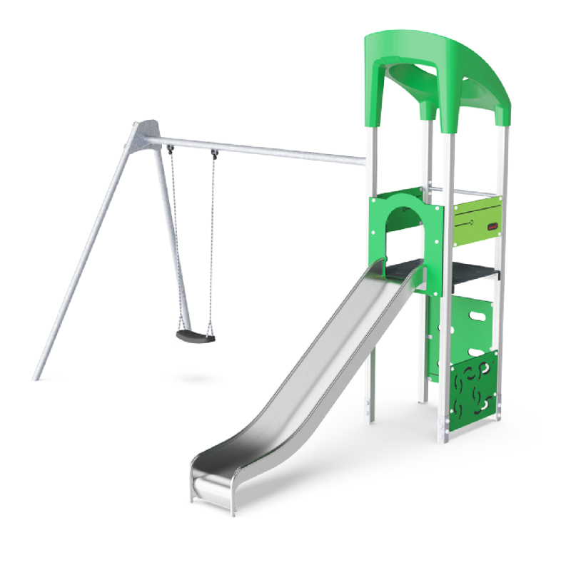 Torre de juego con columpio (2,5m) KPL1017