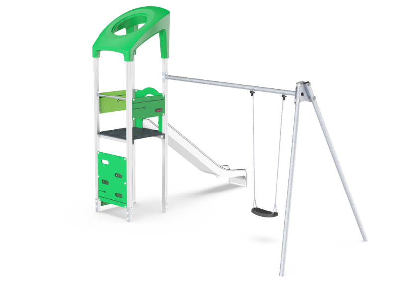 Torre de juego con columpio (2,5m) KPL1017