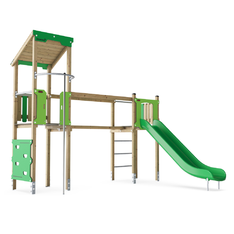 Torre doble con pasamanos KPW201501