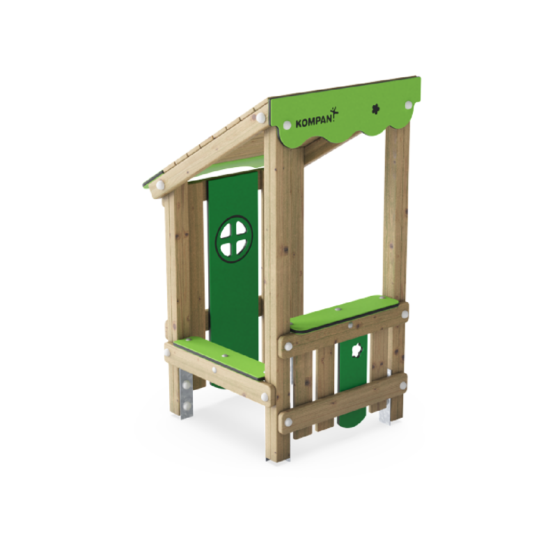 Casita de juego con techo angulado KPW40101