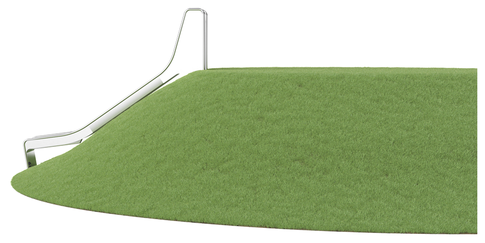 Tobogán de ladera, 1.5m de alto, 0.5m de ancho KSL30301