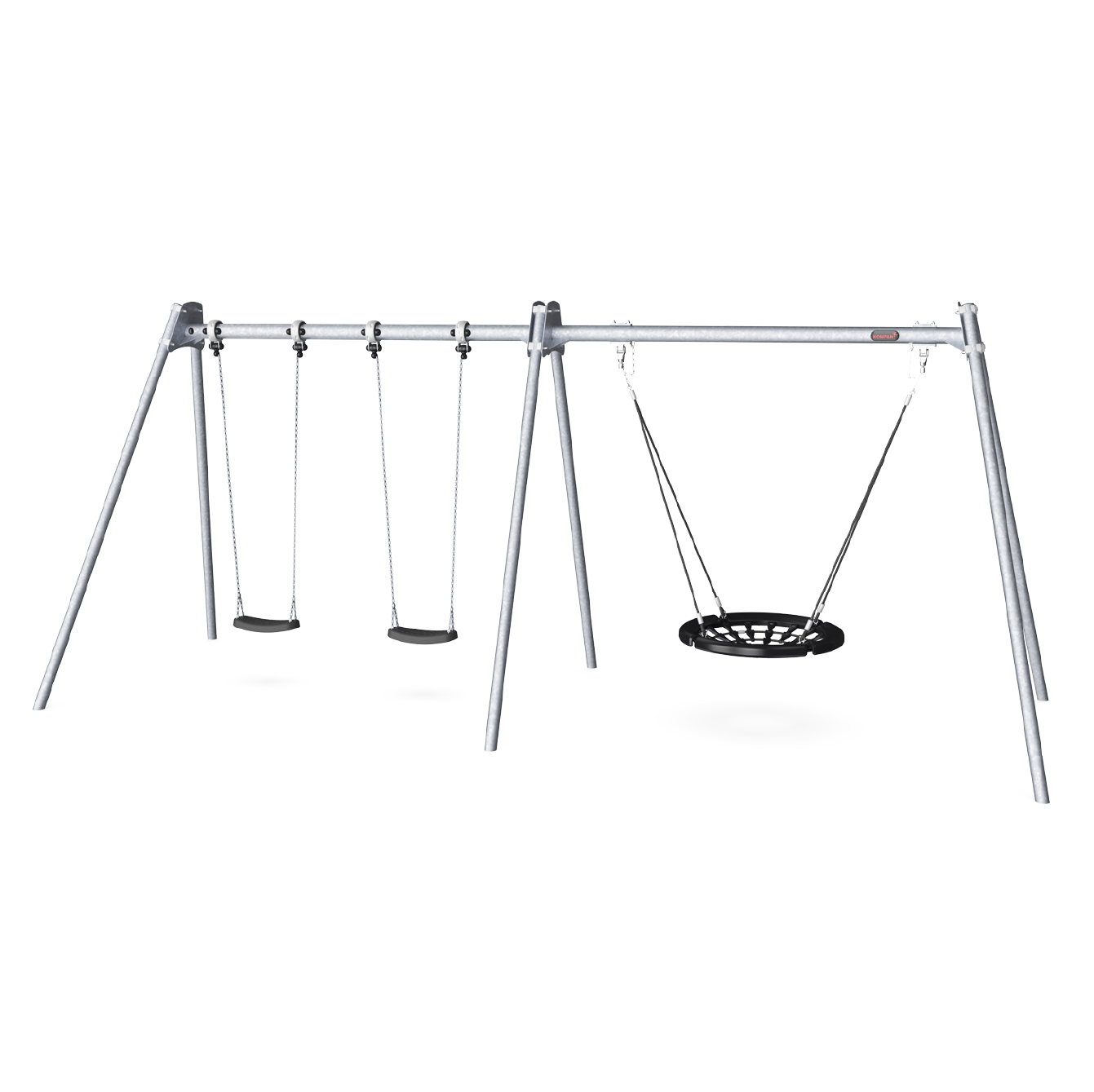 Combi 4 Acero Asiento nido cuerdas H:2,5m Antigiro KSW90047