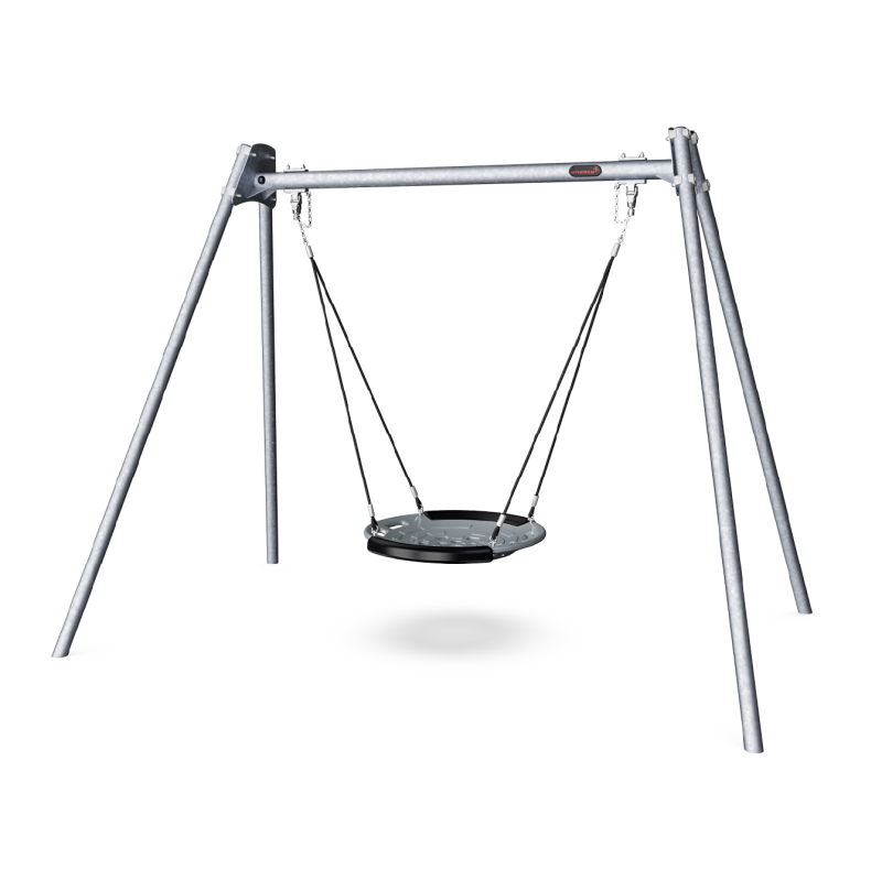 Columpio Acero Asiento nido Rígido H:2,5m KSW90062