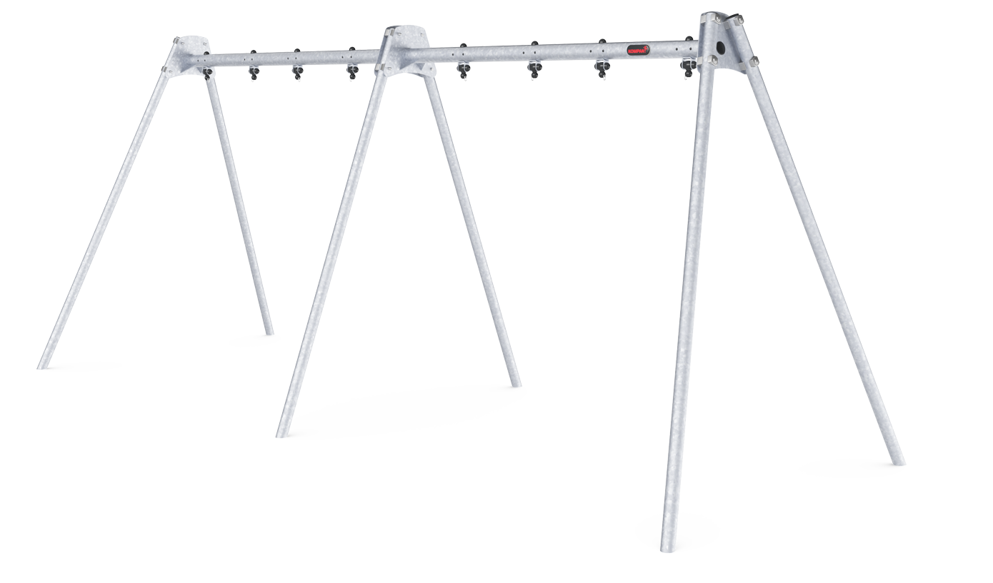 Pórtico columpio 2,5m, 4 asiento KSW904