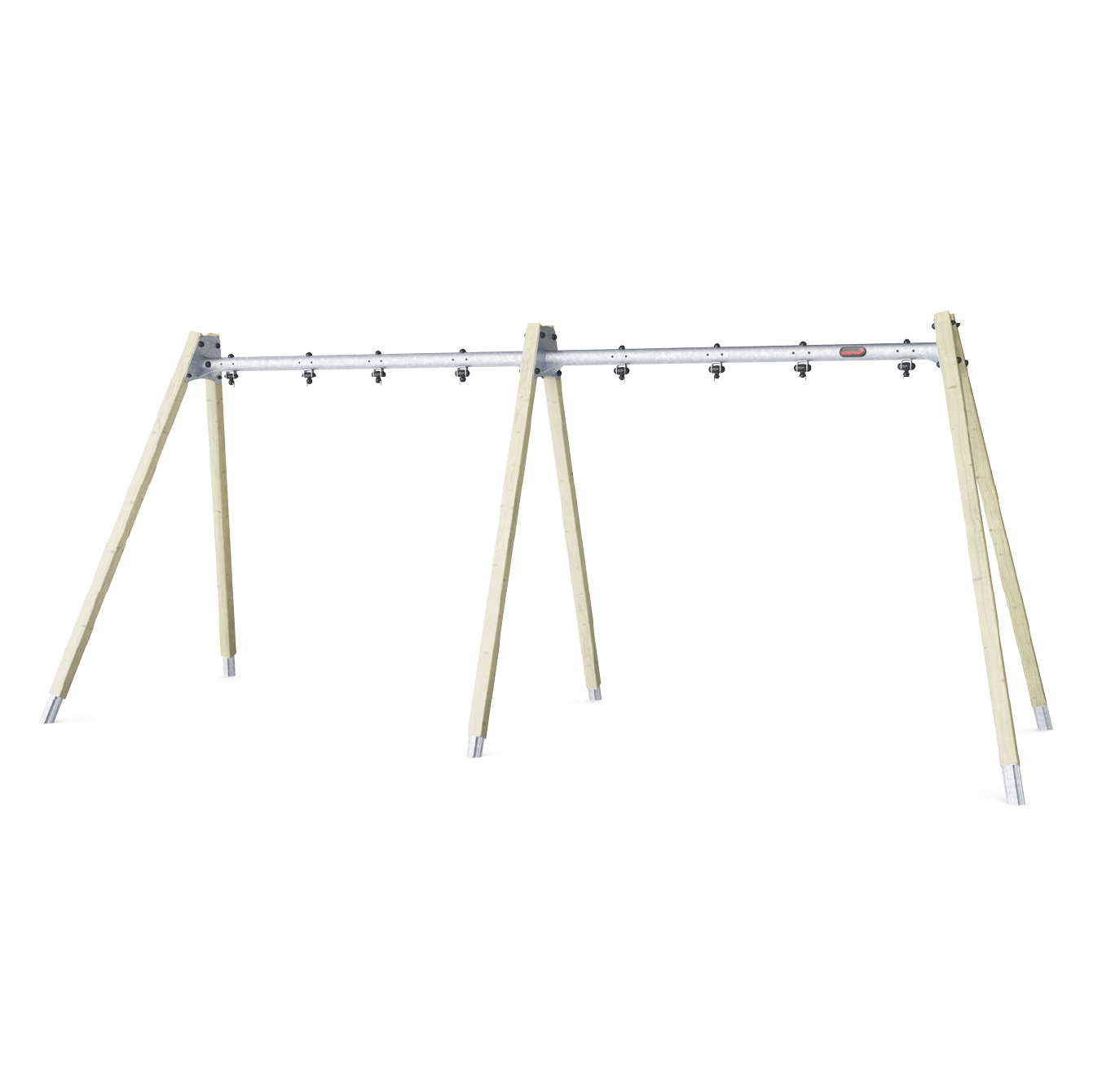 Pórtico columpio 2,5m, 4 asiento KSW904