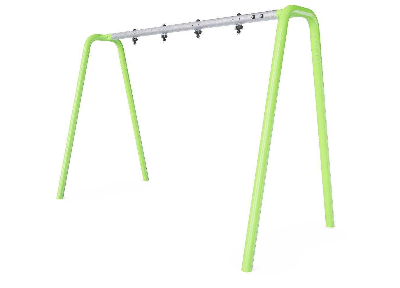 Pórtico columpio antracita H:2,5m, 2 asi KSW922