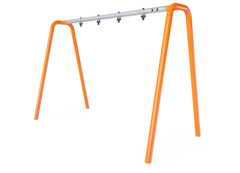 Pórtico columpio antracita H:2,5m, 2 asi KSW922