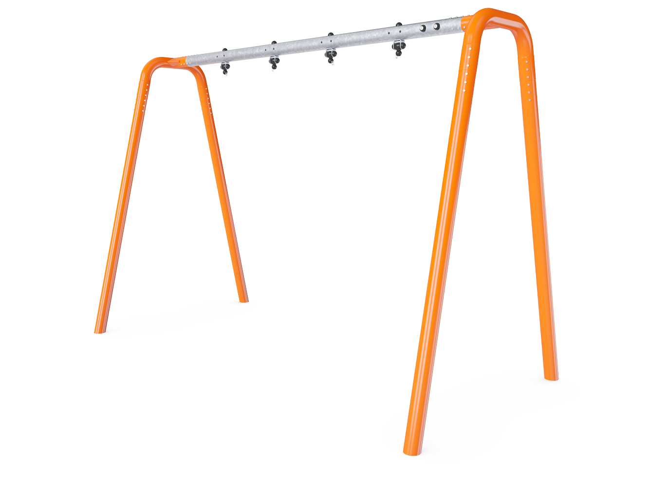 Pórtico columpio antracita H:2,5m, 2 asi KSW922