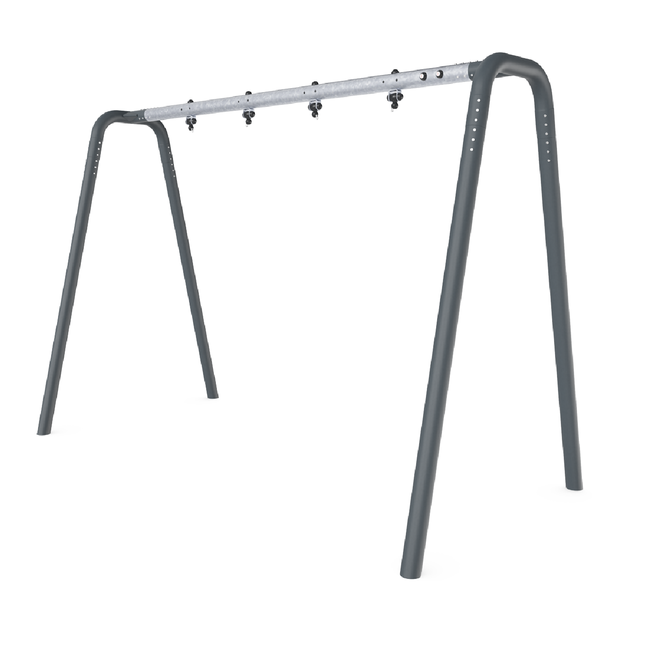 Pórtico columpio antracita H:2,5m, 2 asi KSW922