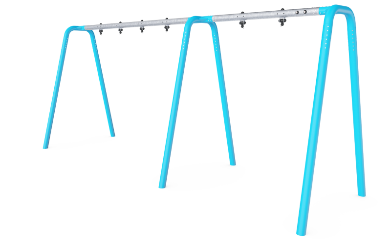 Pórtico columpio antracita H:2,5m, 3 asi KSW923