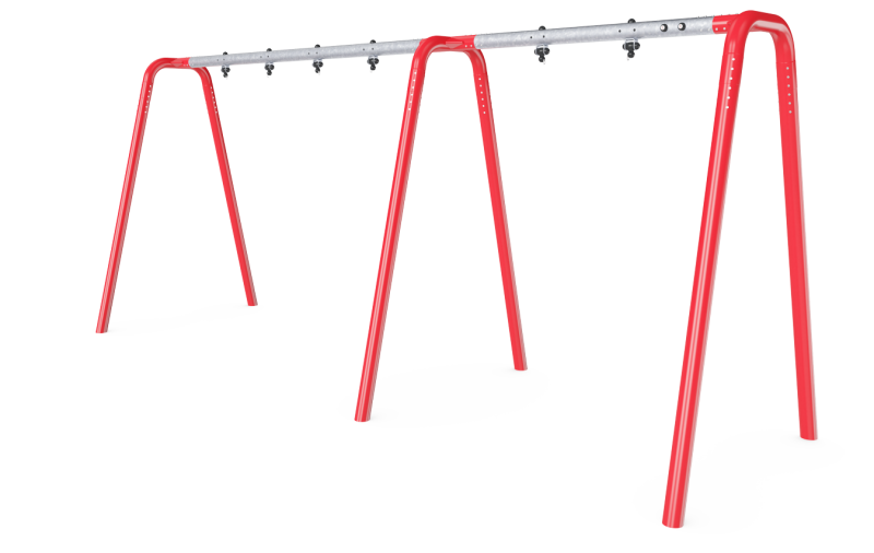 Pórtico columpio antracita H:2,5m, 3 asi KSW923