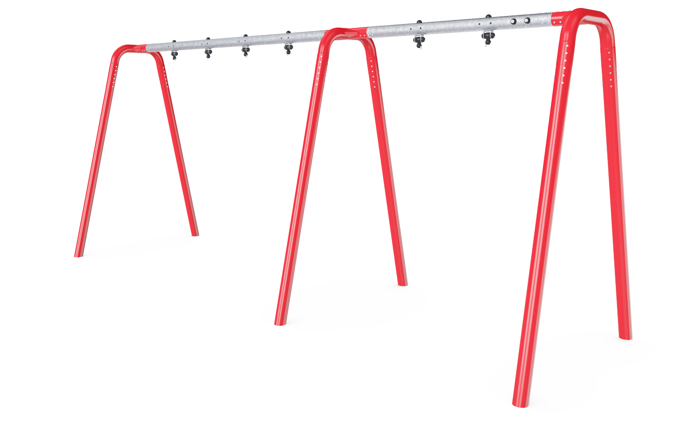 Pórtico columpio antracita H:2,5m, 3 asi KSW923