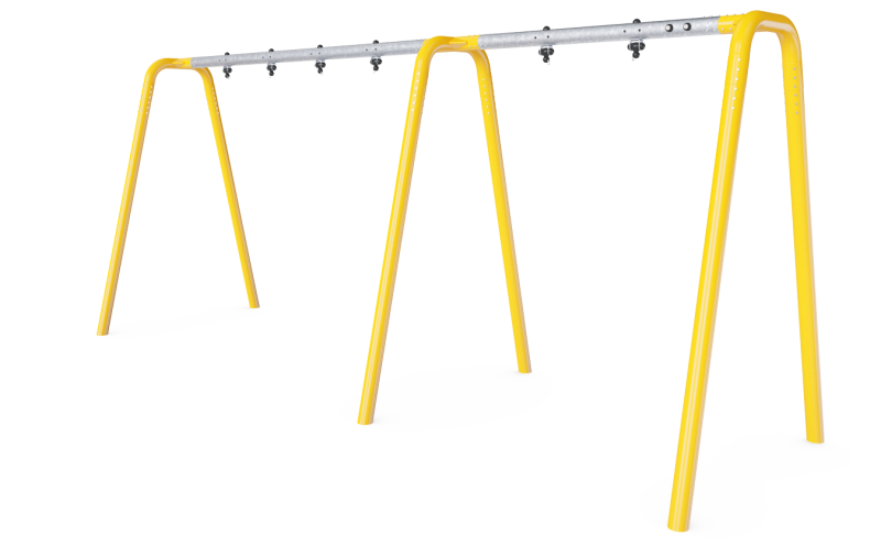 Pórtico columpio antracita H:2,5m, 3 asi KSW923