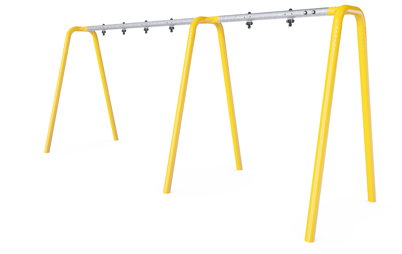 Pórtico columpio antracita H:2,5m, 3 asi KSW923