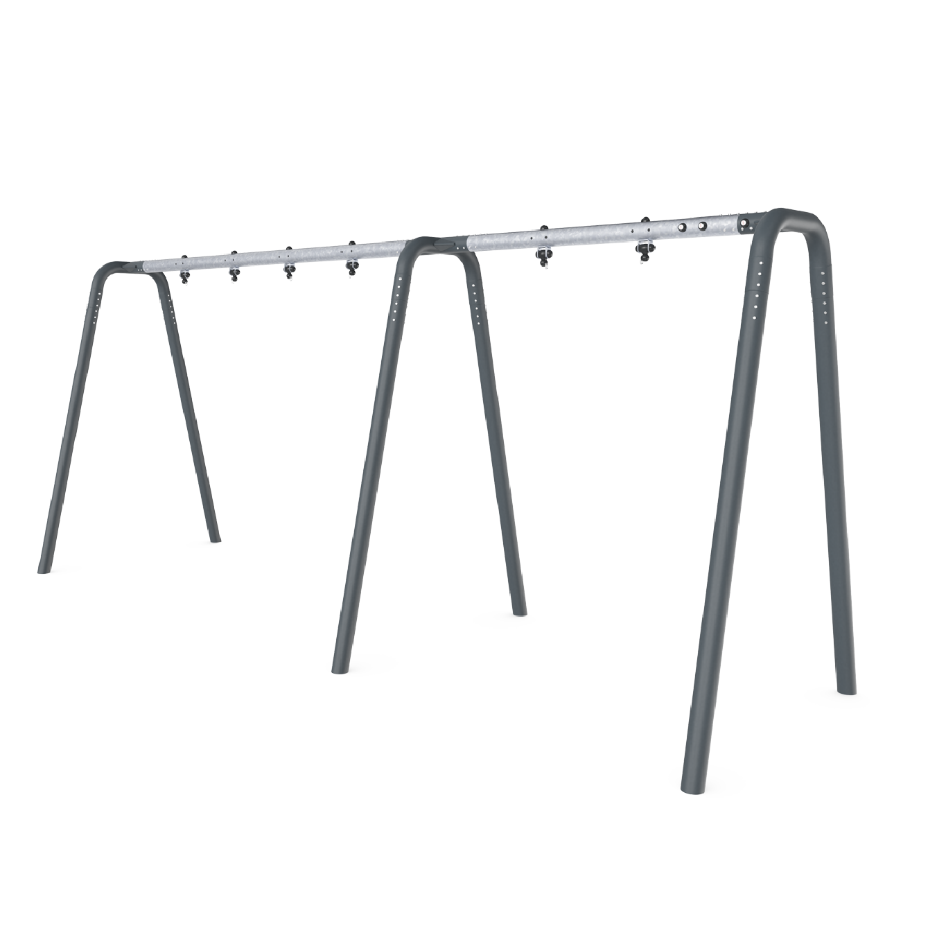 Pórtico columpio antracita H:2,5m, 3 asi KSW923