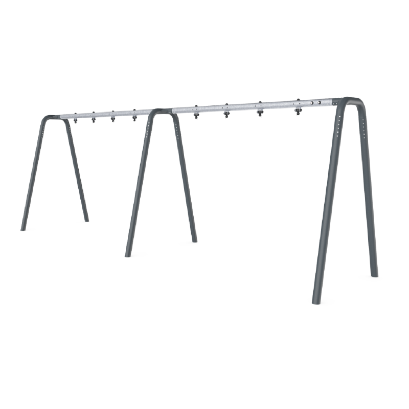 Pórtico columpio antracita H:2,5m, 4 asi KSW924