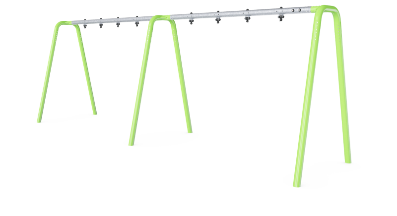 Pórtico columpio antracita H:2,5m, 4 asi KSW924
