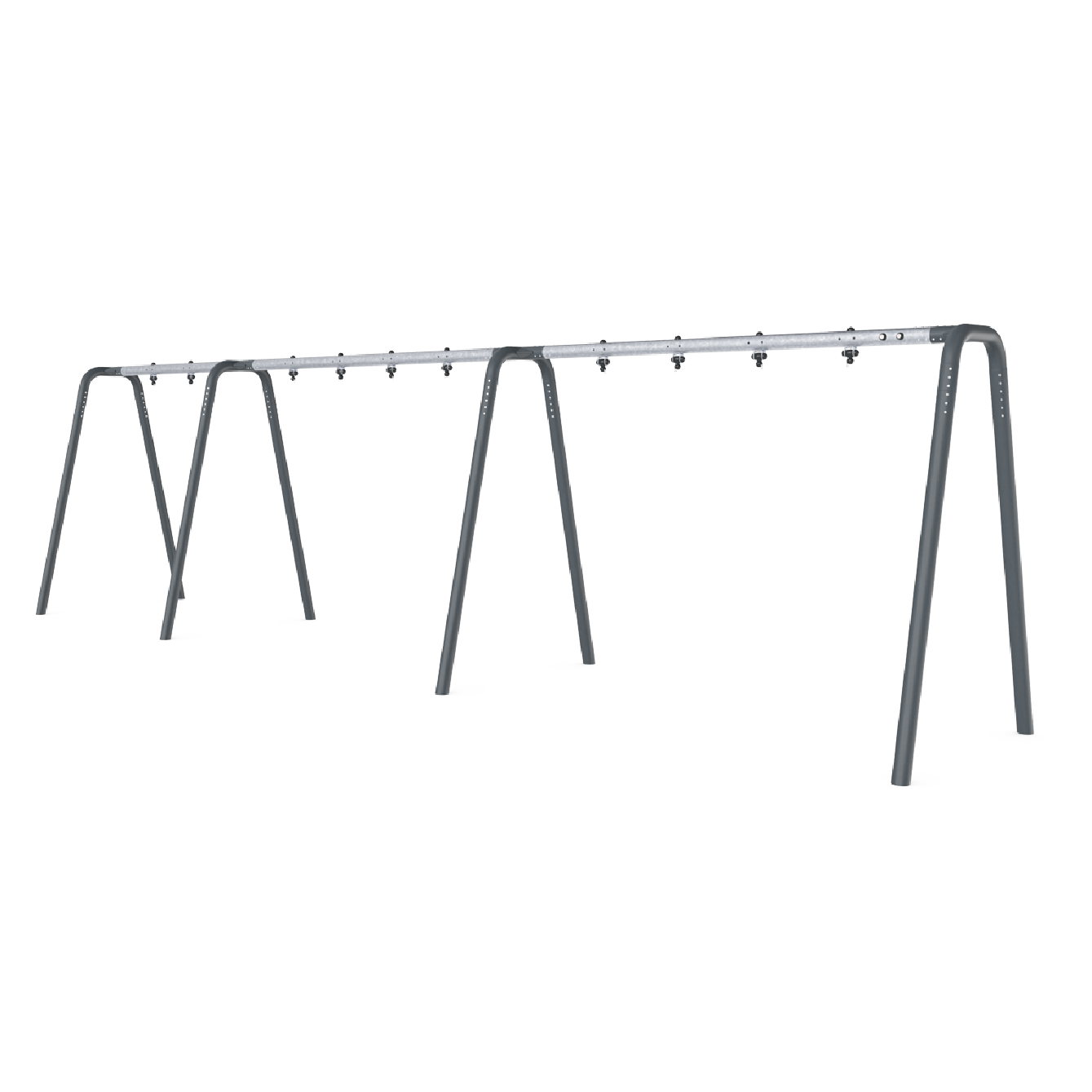 Pórtico columpio antracita H:2,5m, 5 asi KSW925