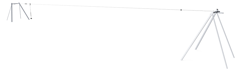 Tirolina, longitud 25m M87212
