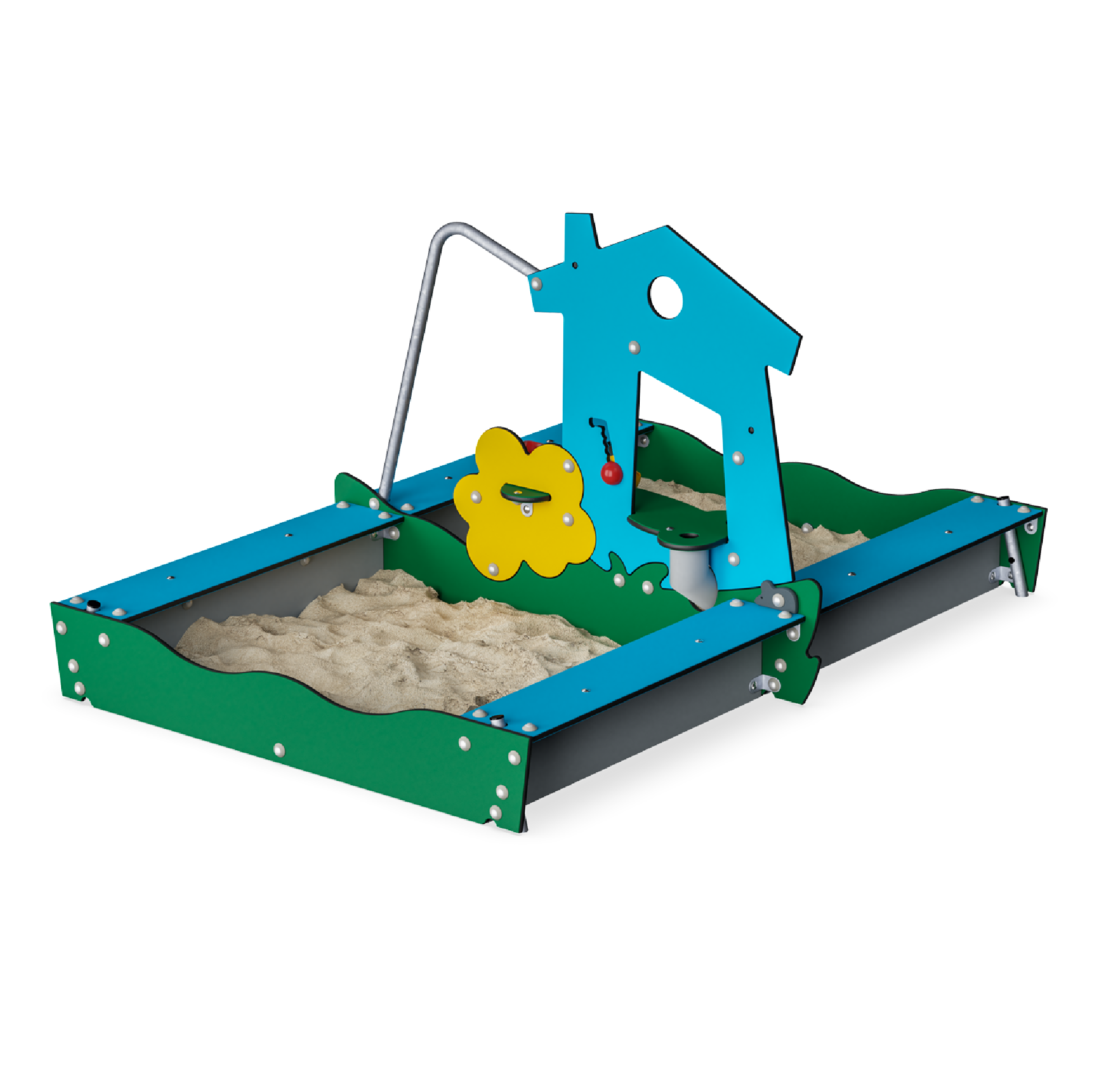 Arenero doble con casa MSC541803