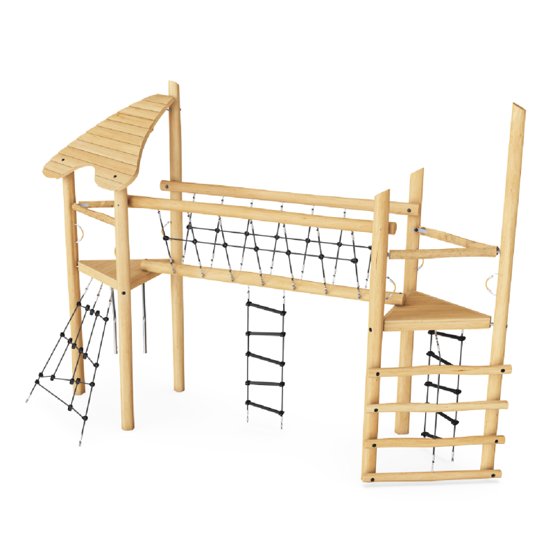 Torre doble escalada con puente NRO2002