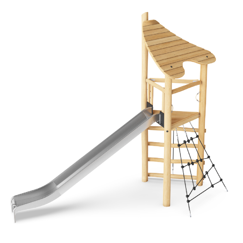 Torre con tobogán H:180cm NRO305