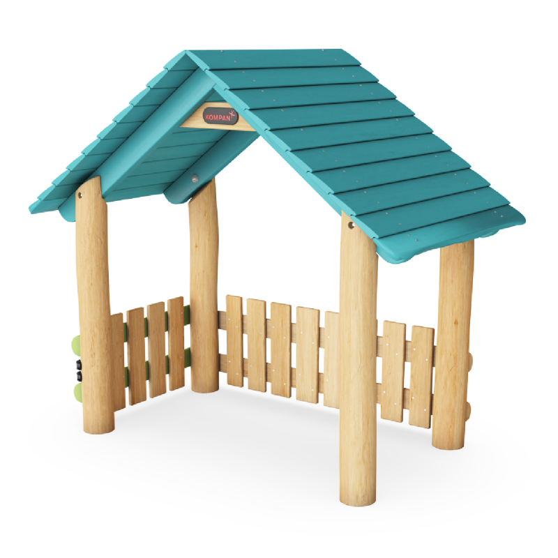 Casita con pared y faldón NRO412