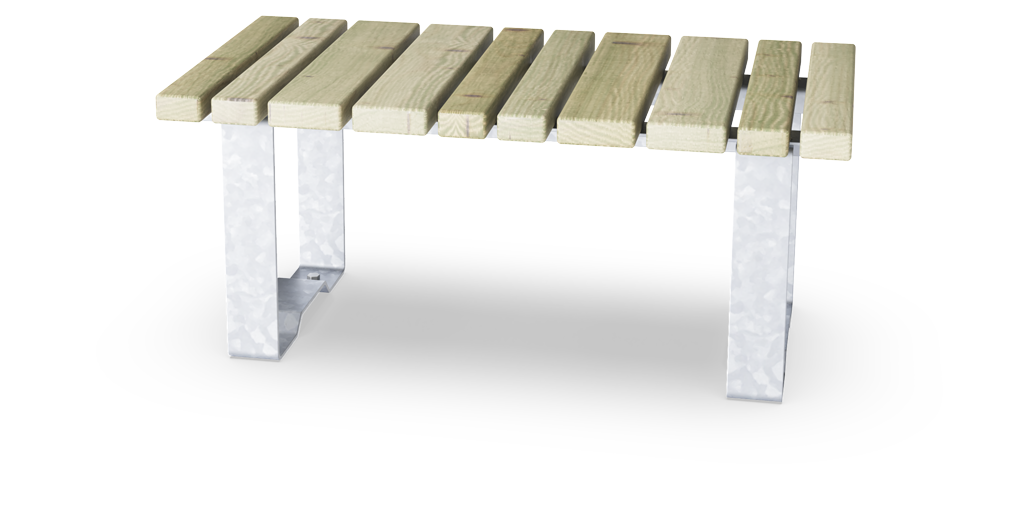 Banco Rumba Recto 100cm PAR1001