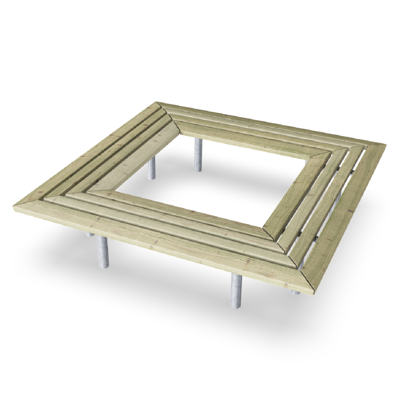 Banco Anita cuadrado PAR1055