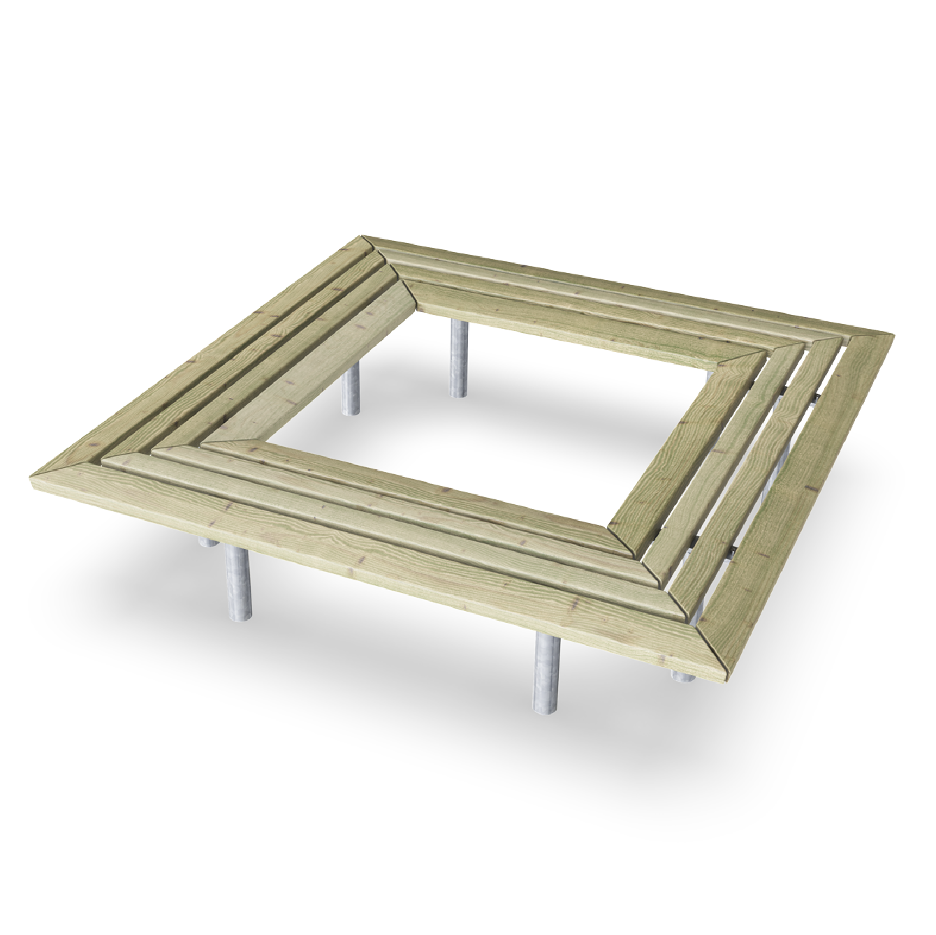 Banco Anita cuadrado PAR1055