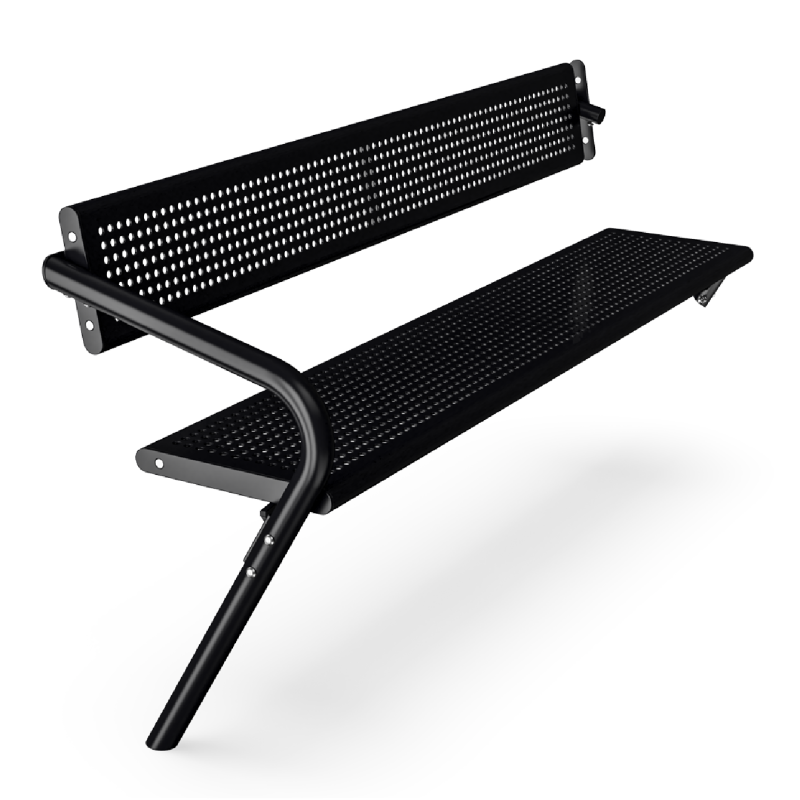 Extensión Ágora Banco Acero+Respaldo PAR4055