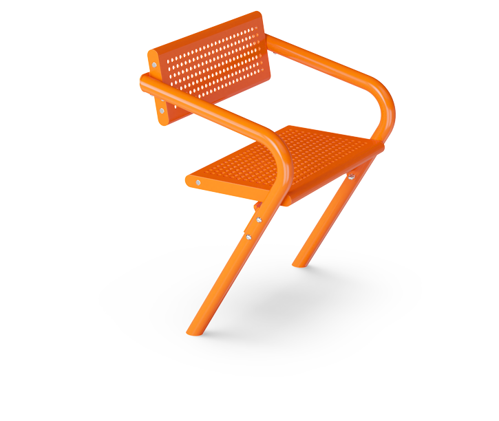 Silla Acero Ágora PAR4161