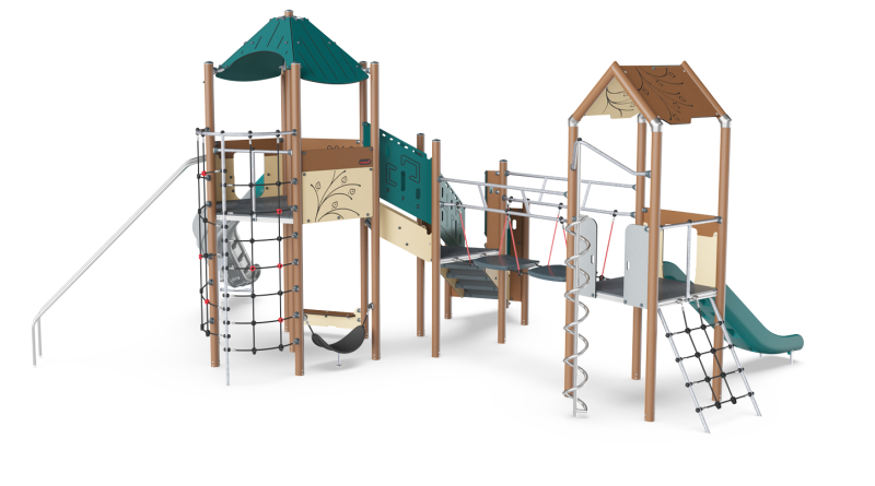 Torre Triple con Escaleras PCM310921