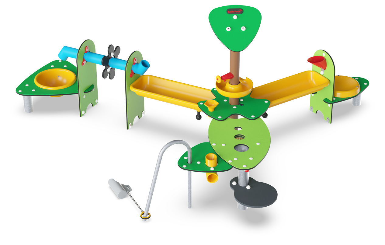 Cascada con mesa de arena PCM505