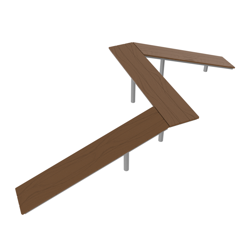 PP02-101S Rampas S con puente para mascotas